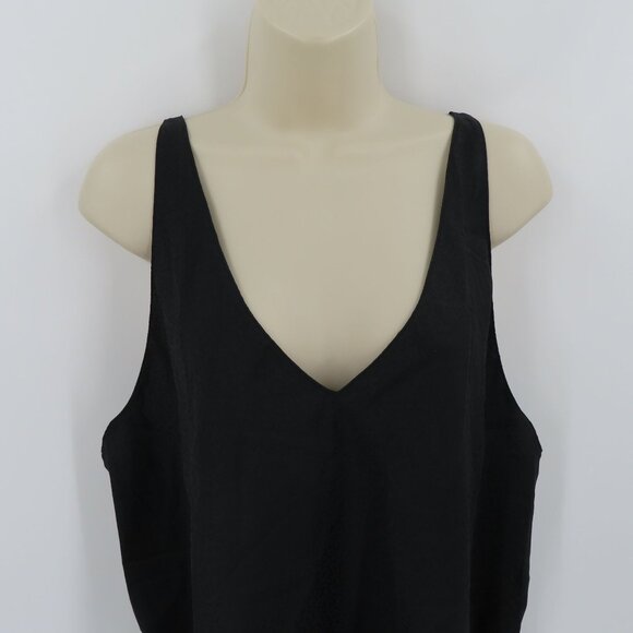 Victorias Secret Womens XXL Black Leopard Cheetah Animal Print Cami Tank Top NEW - Picture 3 of 11